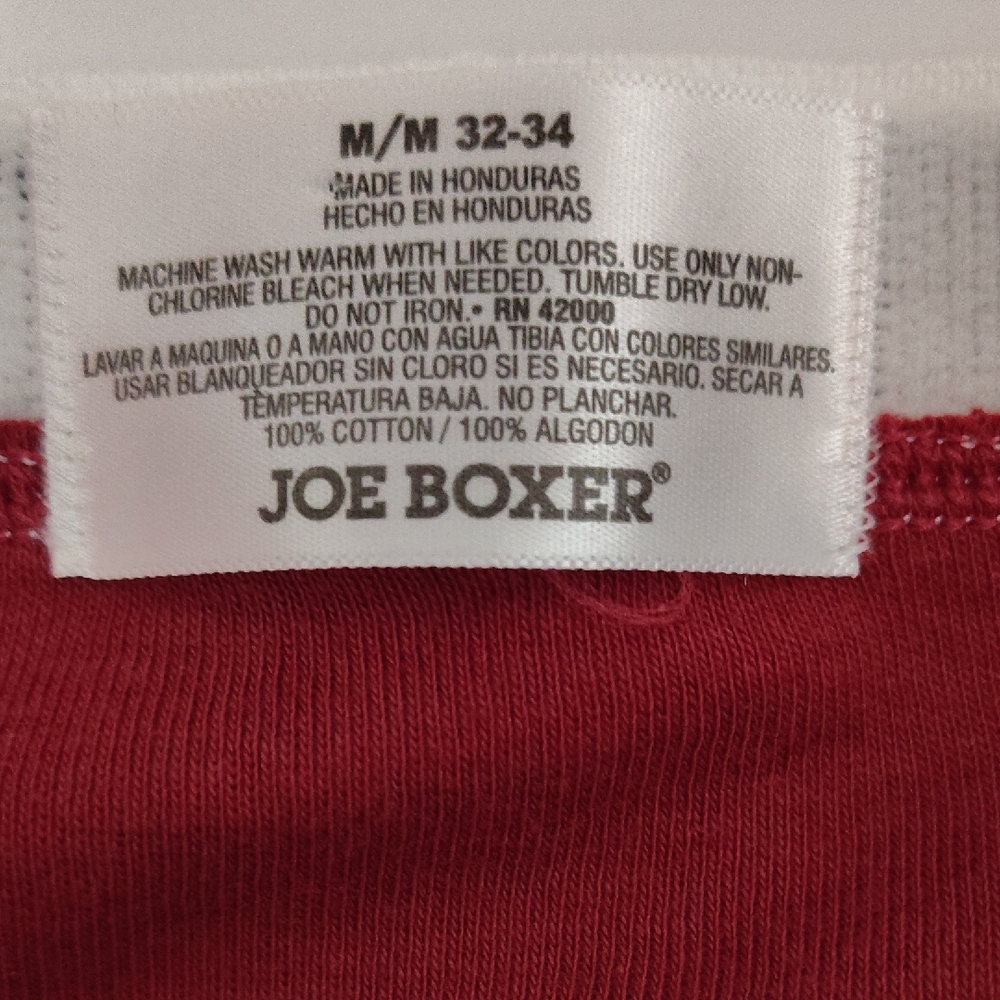 Retro Joe Boxer Red and White Men's Briefs - Picture 3 of 4